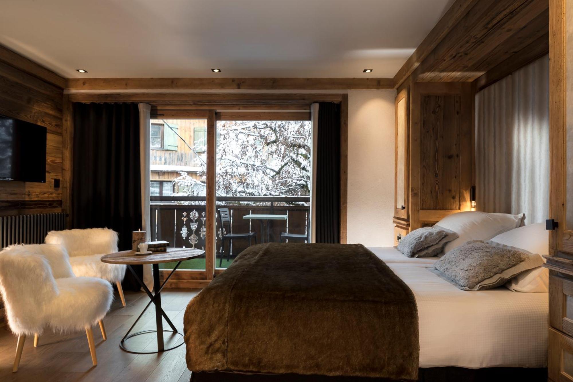 Les Peupliers Hotel Courchevel Luaran gambar